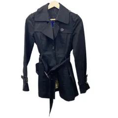 【ちぴ】バーバリーブルーレーベル ショートトレンチコート 黒 38 2026年最新】ブルーレーベル ショート トレンチの人気アイテム - メルカリ