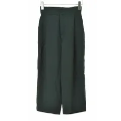 【UNITEDARROWSBEAUTY&YOUTH】ジョーゼットタックワイドテーパード8分丈パンツ