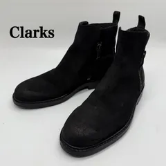 極美品✨Clarks サイドゴアブーツ　ブラック　本革　厚底　23cm Clarks（クラークス） 爆買 レディース チェルシーブーツ 厚底