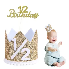 【人気商品】女の子 子供 お祝い小道具 記念日 女性 パーティーグッズ 王冠 王冠 キラキラ 飾り ケーキ カチューシャ バースデー ブローチ たすき 誕生日 LIKENNY