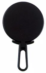 【中古】【非常に良い】ヤマムラ 折立 ハンドミラー ブラック S-700 鏡/Φ113mm