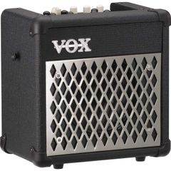 Used, Very Good Condition VOX MINI5 Rhythm Guitar Modeling Amplifier with Built-in Rhythm Patterns. Ideal for Home Practice and Street Play. Portable, Battery-Powered, Microphone Input, MP3 Connection, Headphone Compatible, 5W.