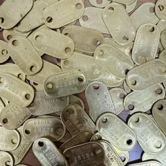 【B】100点 ヴィンテージ ドッグタグ 大量 まとめ売り まとめて セット 卸売 シャビーシック デコレーション 古道具 ブロカント ミッドセンチュリー クラシック USA 古雑貨 アメリカ アメリカン アンティーク レトロ 古い 雑貨 真鍮 小物 P766