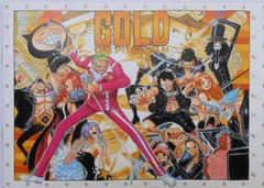 【中古】【非常に良い】【映画パンフレット】 ONE PIECE FILM GOLD 監督 宮元宏彰 声 田中真弓 中井和哉 岡村明美 山口勝平 平田広明 大谷育江 山口由里子