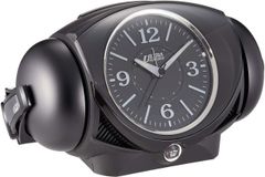 【中古】【非常に良い】セイコー クロック 目覚まし時計 アナログ 大音量 ベル音 PYXIS ピクシス ULTRA RAIDEN ウルトラライデン 黒 NR441K SEIKO