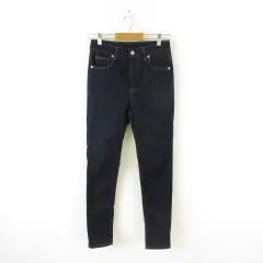 ジーユー GU ウルトラストレッチスキニージーンズ デニムパンツ ロング 紺 67 *T607
