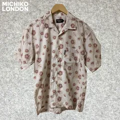 MICHIKO LONDON JEANS 花柄半袖シャツ Lサイズ