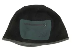 アークテリクス ARC'TERYX Polartec Zip Pocket Bird Fleece Beanie ポーラテック ジップポケット フリース ビーニー 黒 ブラック ニット帽 帽子 ヘッドウェア ☆AA★のサムネイル