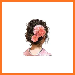 【新品】 OTAKUMARKET 髪飾り 浴衣 成人式 2点セット 花 七五三 袴 着物 髪 飾り 和装 卒業式 結婚式 髪 飾り 振袖 髪留め 水引き ヘアアクセサリー 2カラー (ピンク) 1