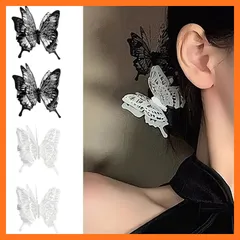 【新品】 FASELE ヘアクリップ バレッタ ヘアピン エレガント 蝶 優雅的 上品 優しい 髪飾り 可愛い 女性 シンプル 優雅的 おしゃれ 日常 通勤通学 誕生日 発表会 結婚式 卒業式 入学式 パーティー 記念日 プレゼント 4個セット 1