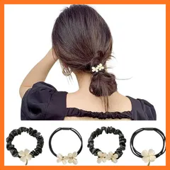 【新品】 FASELE ヘアゴム 髪ゴム 髪留め エレガント 大人 可愛い 優しい 髪飾り 女性 シンプル おしゃれ 日常 通勤通学 誕生日 発表会 結婚式 卒業式 入学式 パーティー 記念日 プレゼント 0