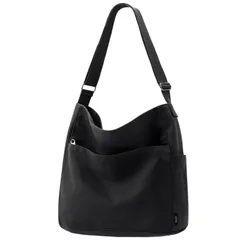 【人気商品】斜めがけ 肩掛け キャンバストート 2way 帆布 大きめ メンズ トートバッグ トートバッグ 軽量 ショルダーバッグ 無地 大容量 レディース 通学 FOREST] 通勤 FANCY ファスナーポケット3つ付き [KALIDI