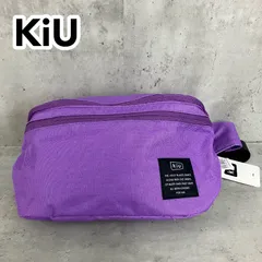 KiU キウ K182 撥水 加工 2WAY サコッシュ ウエストポーチ ショルダーバッグ 紫 パープル メッシュ バッグインバッグ ドローストリング 多機能 雨の日 フェス アウトドア ユニセックス 軽量 コンパクト ★ ■■のサムネイル