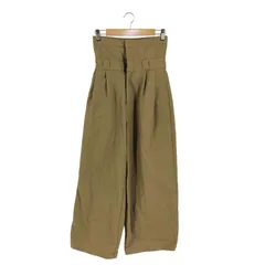 リリーブラウン Lily Brown ハイウエストチノパン ワイドレッグ レディース  0