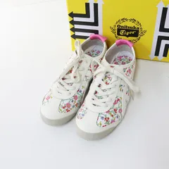未使用 オニツカタイガー Onitsuka Tiger MEXICO 66 SD Metropolis/CREAM フラワー スニーカー 6｜クリーム 24.5cm【2400014708110】