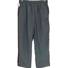 アディダス adidas 08S スリーストライプ サイドライン ワンポイント トレフォイルロゴ イージー ナイロン パンツ メンズ JPN：XL 