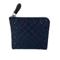 ■新品未使用■印傳屋■印伝■財布■カードケース■七宝繋ぎ柄■J0710