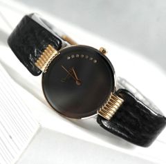 ラドー RADO クーポール 腕時計 レディース ブラック ゴールド