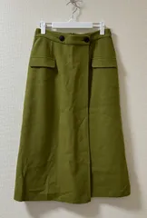 le.coeur blanc ジャージーメルトンラップスカート