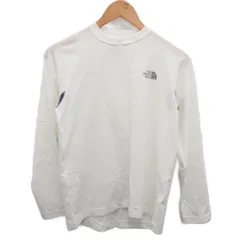 ザノースフェイス THE NORTH FACE Tシャツ カットソー 長袖 スポーツウェア プリント 白 ホワイト S