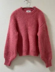 AUNTIE ROSA ラメフェザーヤーンプルオーバー