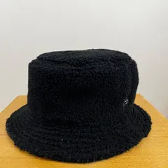 【Kids】ニューエラ ボアバケットハット (ブラック/56cm)