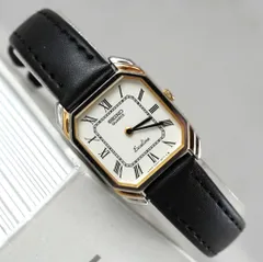 【新品電池交換済】SEIKO EXCELINE セイコー エクセリーヌ Ref.2320-2870 Quartz クォーツ Vintage Watch ヴィンテージ ドレスウォッチ Tank タンク 腕時計 ladies 稼働品