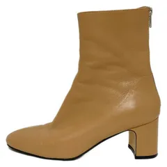 FABIO RUSCONI(ファビオルスコーニ) ショートブーツ 39 レディース - ベージュ レザー