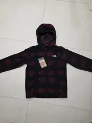 THE NORTH FACE チェック フリース フード ジップアップ 140サイズ 新品