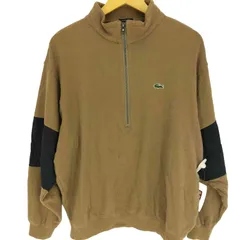 ラコステ LACOSTE  別注 HALF ZIP PULLOVER 鹿の子 ハーフジップ プルオーバー  メンズ  FR3 USA Sのサムネイル