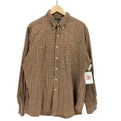 ラルフローレン RALPH LAUREN CUSTOM FIT ポニー 刺繍 チェック L/S ボタンダウン シャツ メンズ import：XL 