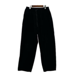 COMOLI 25AW コーデュロイ ドローストリングパンツ ブラック サイズ3 