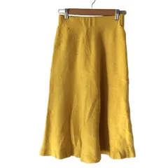 FRAY I.D(フレイアイディー) ロングスカート サイズF レディース - イエロー ウエストゴム