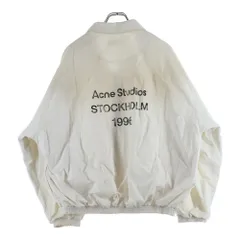 Acne Studios (アクネ ストゥディオズ) Logo Zipper Jacket FN-MN-OUTW001264 ロゴジップアップジャケット ホワイトのサムネイル