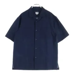 THE NORTH FACE (ザノースフェイス) ショートスリーブシアサッカーベントメッシュシャツ 半袖シャツ ネイビー NR22160