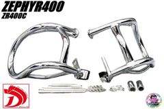 NC36 CB400Four メッキ カスタム エンジンガード/ヨンフォア - メルカリ