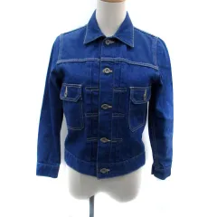 アナザーエディション ANOTHER EDITION アローズ デニムジャケット ジージャン Gジャン ミドル丈 S 紺 ネイビー /HO28