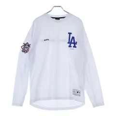 F.C.R.B./F.C.Real Bristol/FCRB (エフシーアールビー/エフシーレアルブリストル) 21AW MLB TOUR L/S PRE MATCH TOP ツアー ロサンゼルスドジャース ロゴ刺繍長袖Tシャツ FCRB-212007