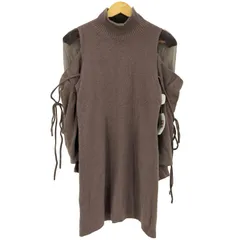 スナイデル snidel 23AW シースルーショルダーミニニットワンピース レディース ONE SIZE 