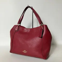 2510-313｜美品｜コーチ ハンドバッグ レザー レッド