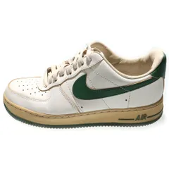 NIKE (ナイキ) AIR FORCE 1 07 LV8 エアフォース1 07 LV8 ローカットスニーカー ホワイト/グリーン US10/27cm DZ4764-133
