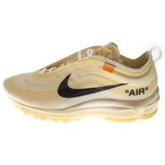 NIKE (ナイキ) ×OFF-WHITE THE TEN AIR MAX 97 オフホワイト ザ テン エアマックス 97 ローカットスニーカー ホワイト US9.5/27.5cm AJ4585-100