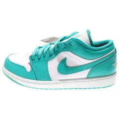 NIKE (ナイキ) WOMEN'S AIR JORDAN 1 LOW TURQUOISE DC0774-132 エアジョーダン1 ロー ローカットスニーカー ターコイズ ホワイト/ブルー US11.5/28.5cm