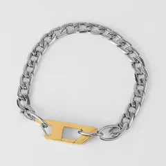 新品 ディーゼル DIESEL ブレスレット チェーンブレスレット シルバーのサムネイル