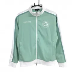 【超美品】キャロウェイ ジャケットブルゾン ライトグリーン×白 肩・袖ライン  レディース L ゴルフウェア 2025年モデル Callaway