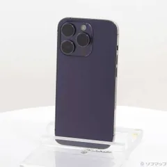 〔中古品〕 iPhone14 Pro 512GB ディープパープル MQ283J／A SIMフリー【269】