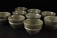 茶道具 唐津焼(利左衛門窯) 数茶碗10客 共箱 美品 - メルカリ