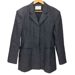 USED古着(ユーズドフルギ) {{LONSLAN}} 25SS リネン混 ライトデニム テーラード レディース FREE 【中古】【ブランド古着バズストア】 ユーズドフルギ USED古着 25SS リネン混 ライトデニム テーラード