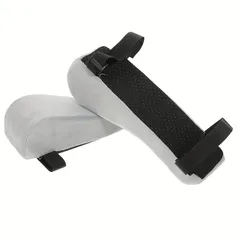 【肘の痛みを軽減】エルゴノミック アームレストクッション 2個セット/1個 オフィスチェア ゲーミングチェア 肘掛け 肘置き アームパッド 通気性 調整可能 グレー