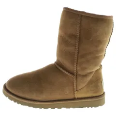 UGG (アグ) W CLASSIC SHORT ウィメンズ クラシックショート ムートンブーツ レディース ブラウン 5825